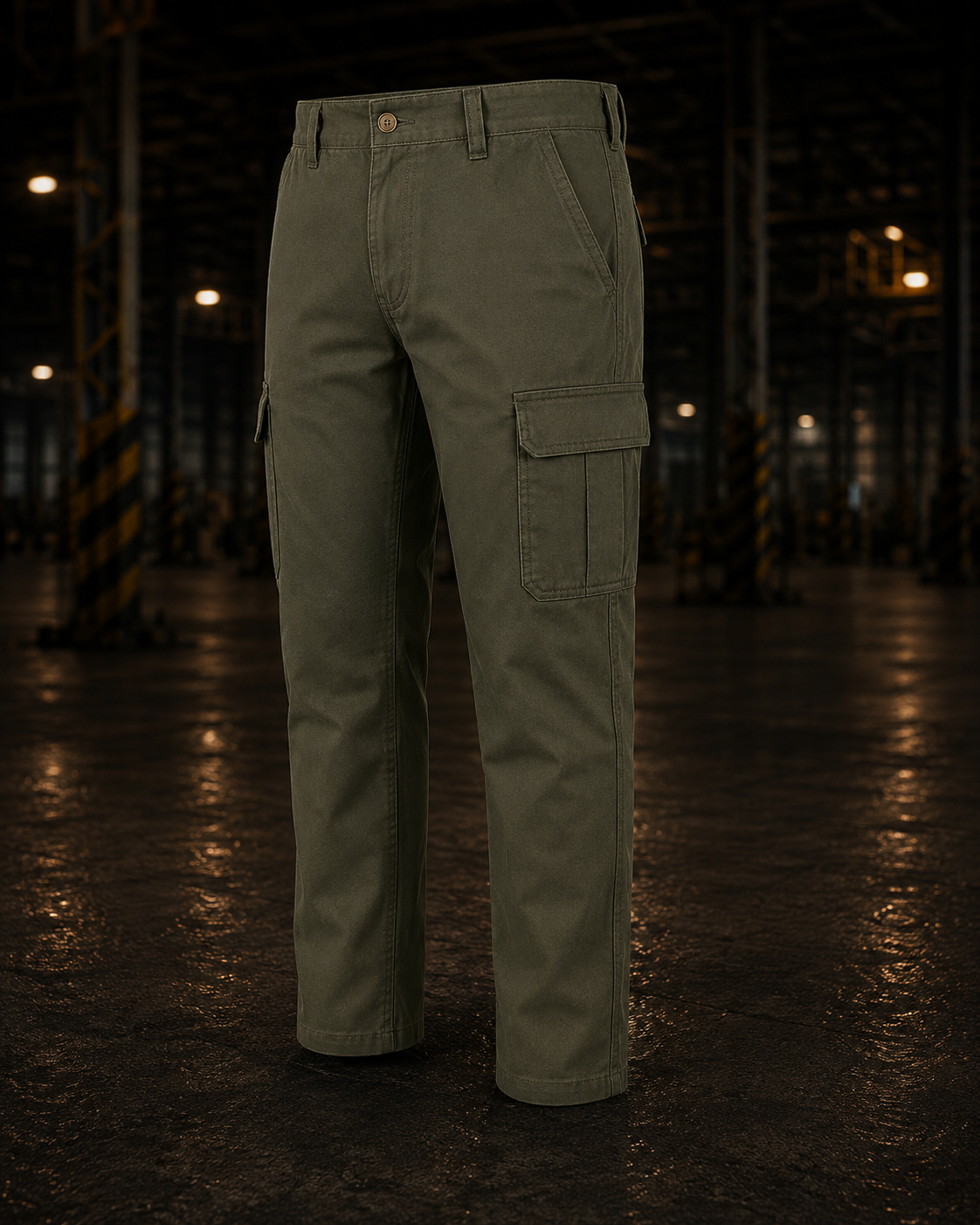 Tsavo Stretch Bush Cargo Pants – 98% Cotton Canvas, Regular Fit