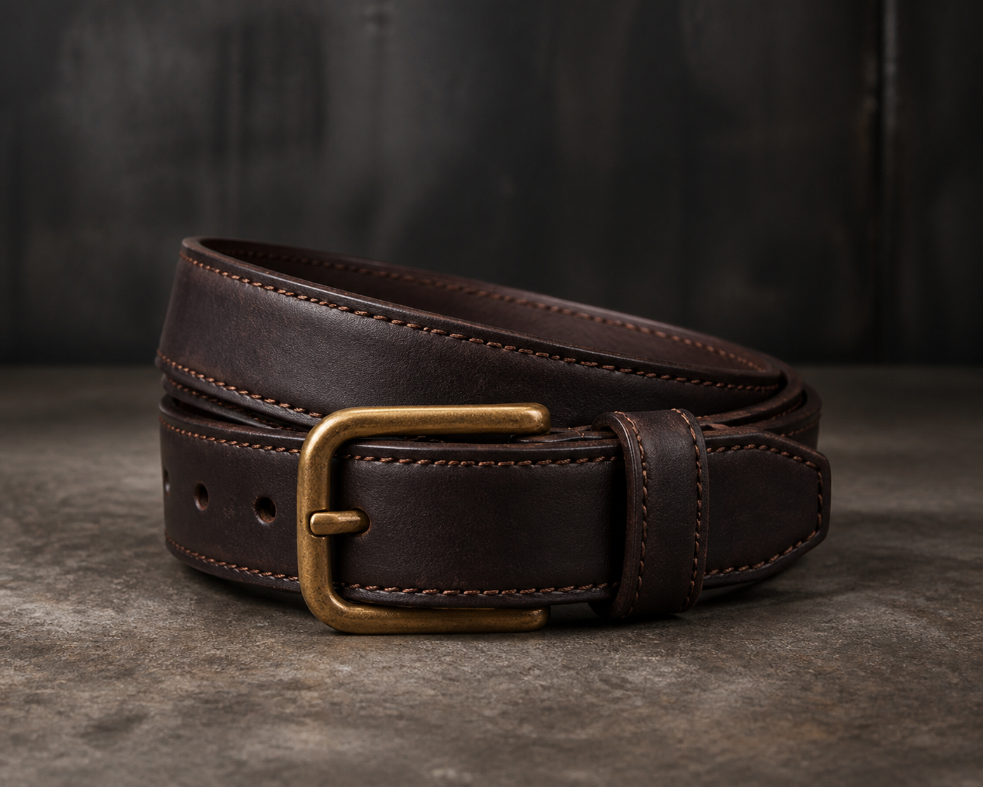 Sable Full Grain Leather Belt