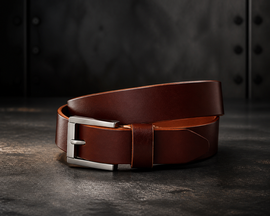 Elephant Adjustable Leather Belt