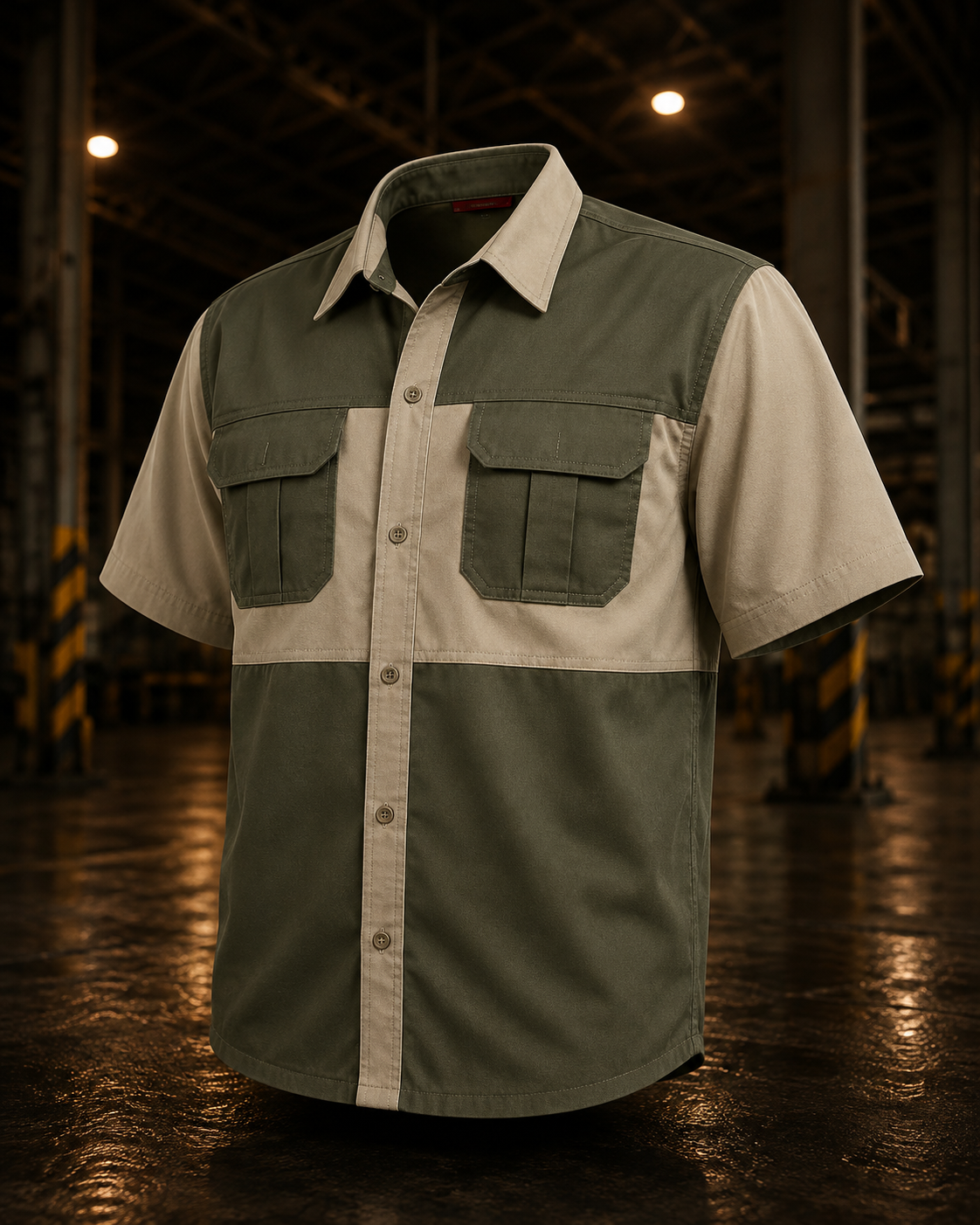 Delta Two Tone S/S Bush Shirt